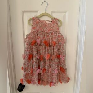 Mini Boden Pink Floral Dress